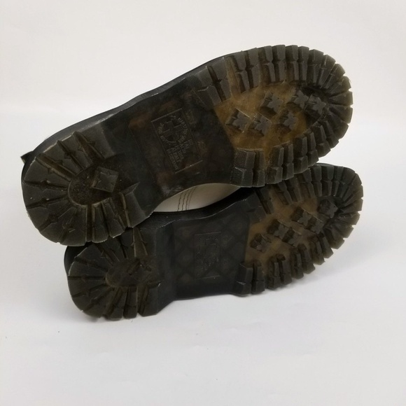 Dr. Martens 1460 Bex Lug Sole Combat Platform Boots 90s Grunge Y2k Neopunk White - Picture 7 of 9